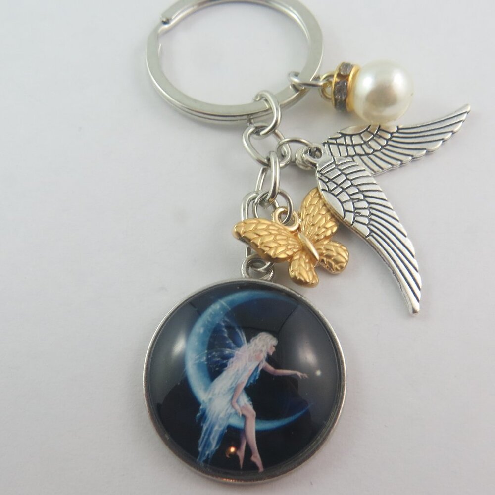 Angel Keychain Angel Bag Charm Angel Purse Accessory Key Ring Angel Key Chain